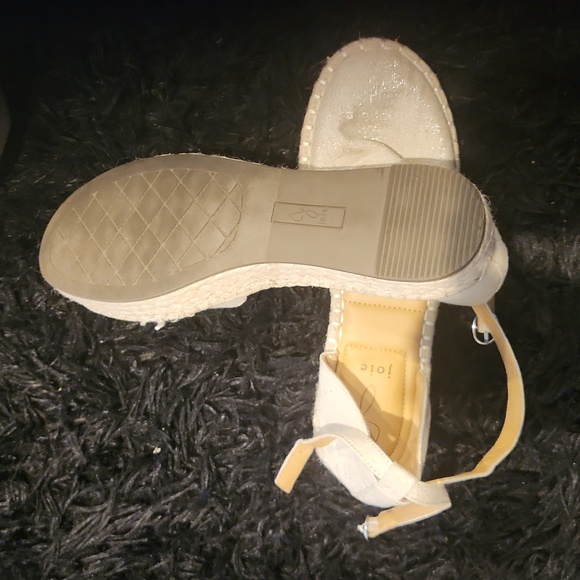 JOIE Cruz Natural Platform Memory Foam Espadrille Sandals - Picture 3 of 3